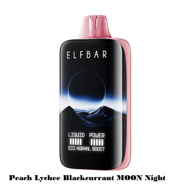 Elf Bar MoonNight 40K – Peach Lychee Blackcurrant
